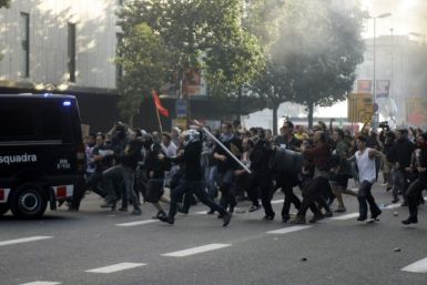 Protest in Barcelona