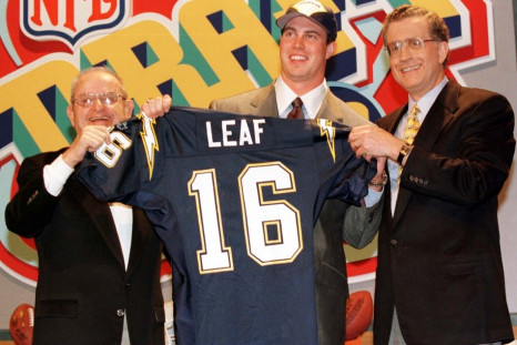 Ryan Leaf has fallen to his lowest point since he was drafted second overall in 1998. He faces the prospect of jail time after his latest bouts of arrests.