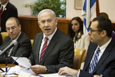 Israel&#039;s PM Netanyahu attends cabinet meeting in Jerusalem