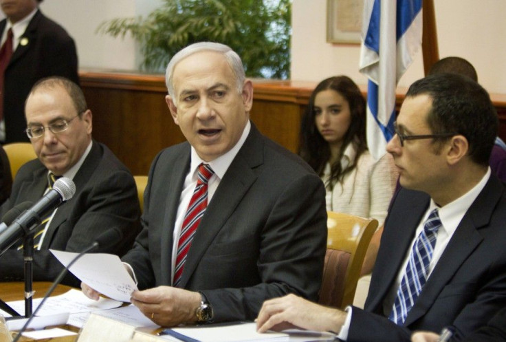 Israel&#039;s PM Netanyahu attends cabinet meeting in Jerusalem