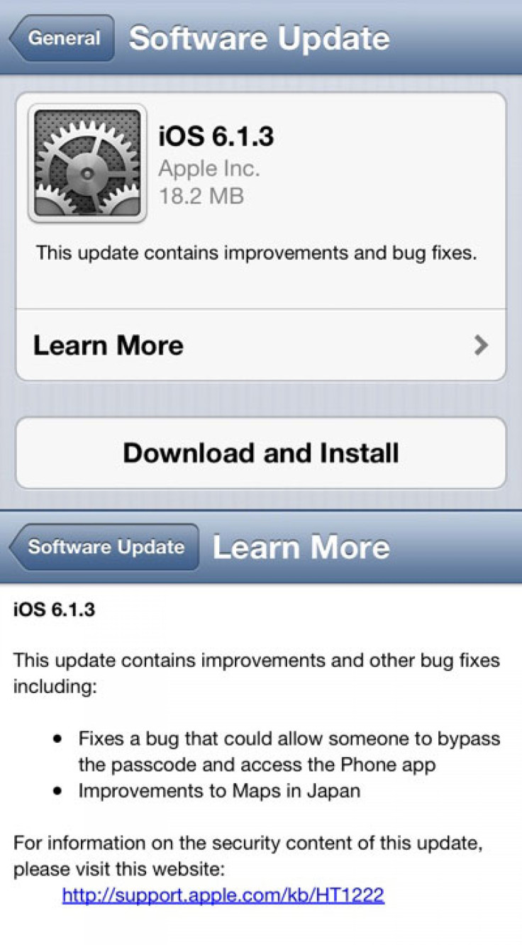 ios 6.1.3