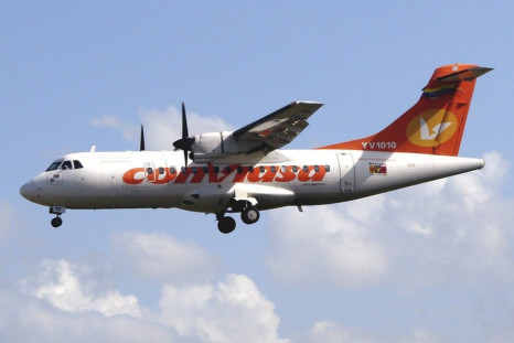 A plane owned by Venezuela's state-run airline Conviasa