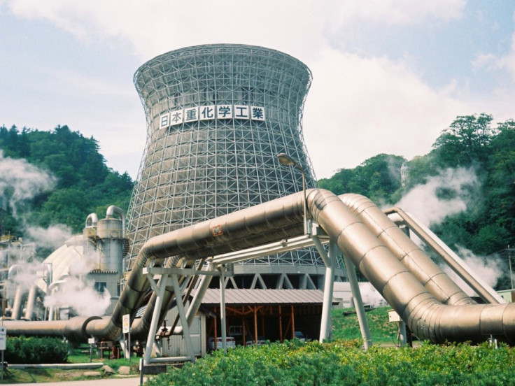 A geothermal power station in northeastern Japan