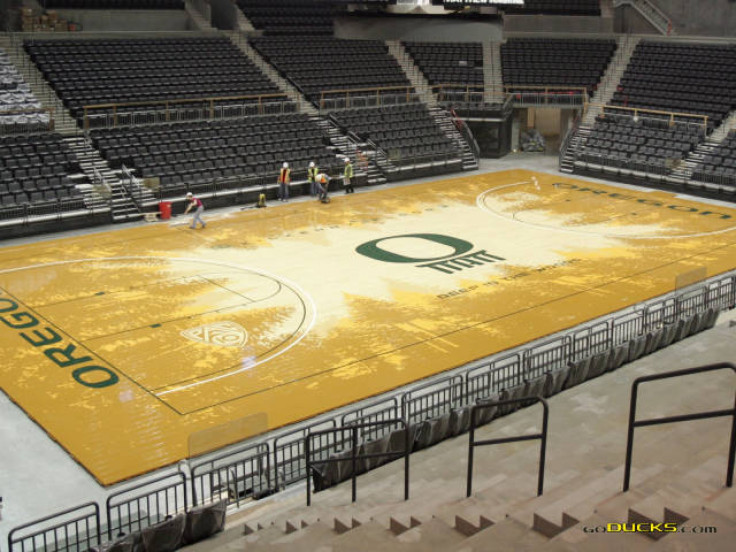 Oregon Basketball Floor