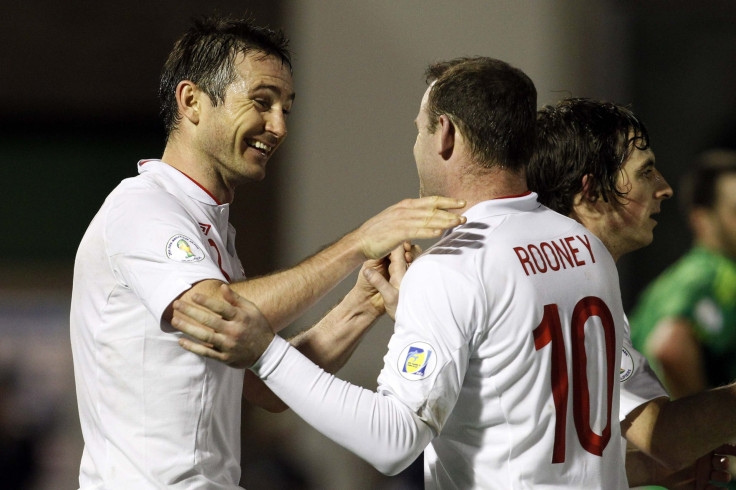 Wayne Rooney and Frank Lampard