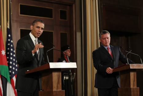 Obama and King Abdullah of Jordan
