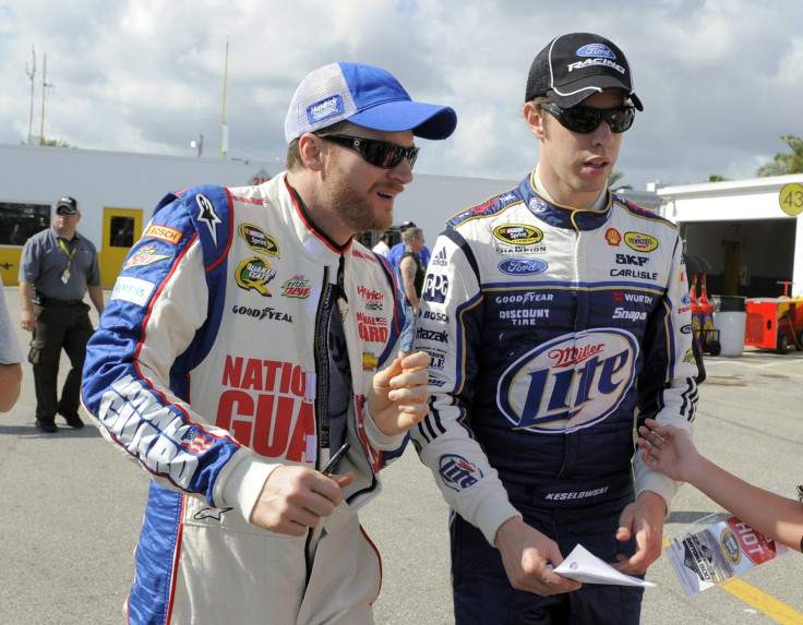 Dale Earnhardt Jr. Brad Keselowski NASCAR