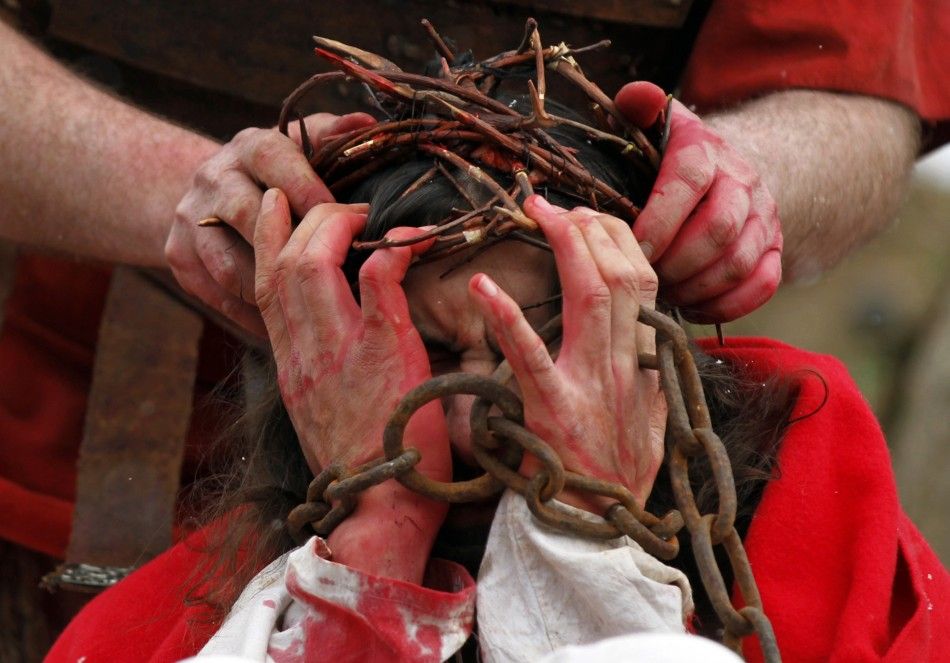 Jesus Christs Crucifixion Re-enacted In Czech Passion Play