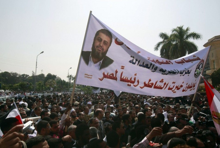 Khairat al-Shater Egypt Rally