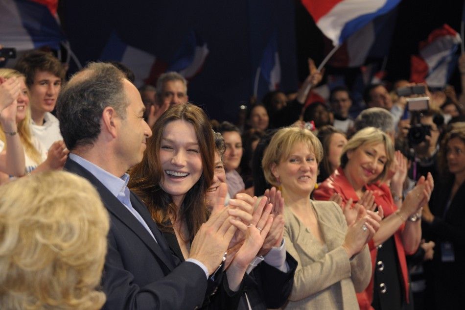 French Presidential Election 2012 Carla Bruni Joinson the Campaign Trail