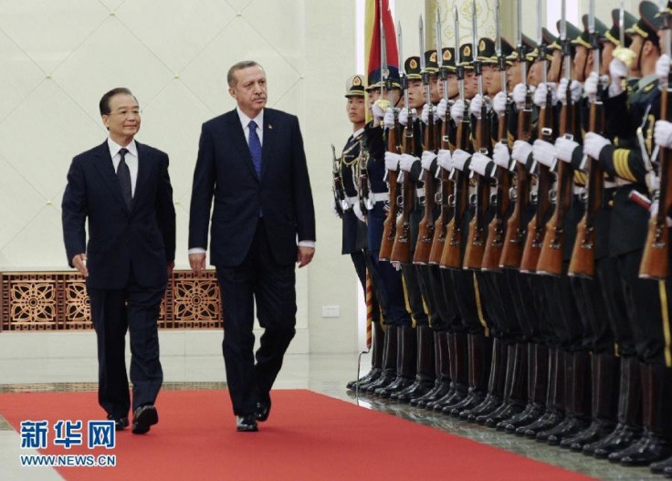 Prime Minister Erdogan Meets Premier Wen in Beijing