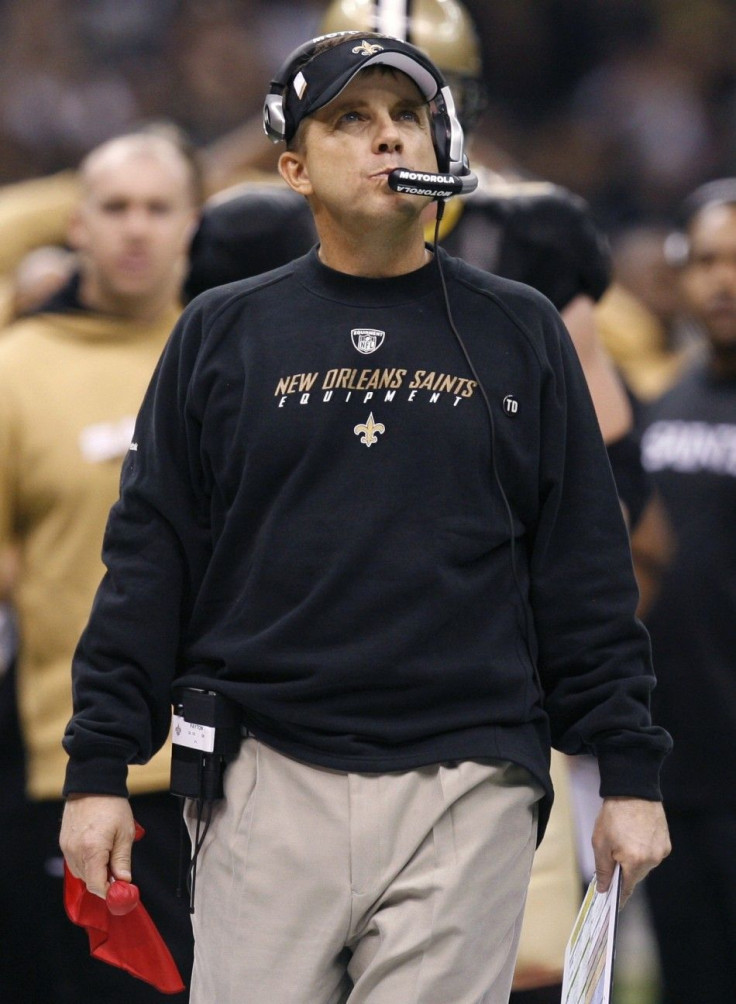 New Orleans Saints head coach Sean Peyton will miss the entire 2012-13 season due to a suspension.