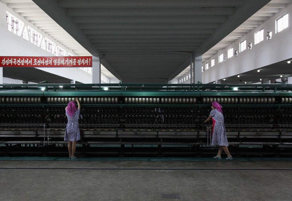 North Korean Silk Mill