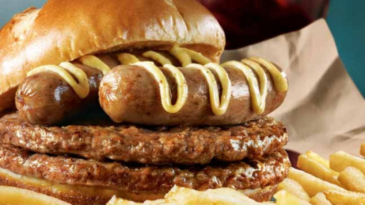 McDonald's Sausage Double Beef Burger