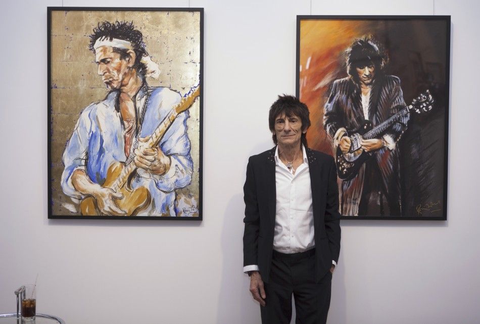 Ronnie Wood Art Exhibition Rolling Stones Guitarist Portraits Include