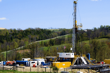 Natural gas well near Burlington, Penn.
