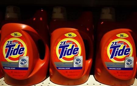 Tide detergent, a Procter  Gamble product, is displayed on a shelf at a store in Tempe