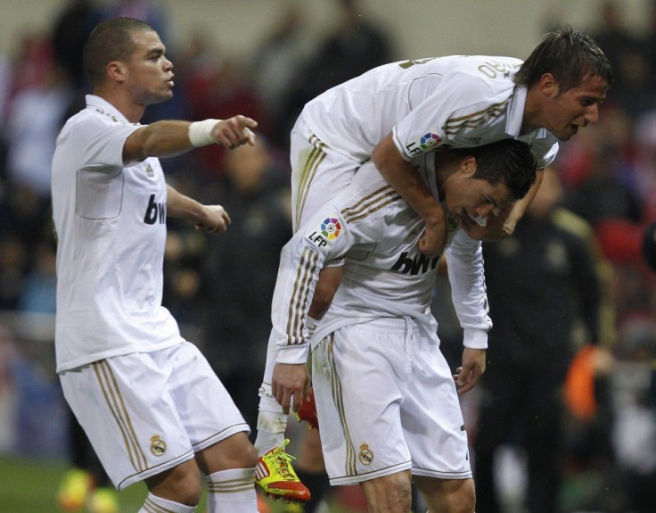 Watch Cristiano Ronaldo&#039;s amazing free-kick against Atletico Madrid.