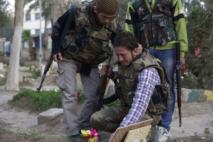 Syrian Rebels Grieve