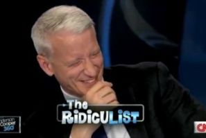 Anderson Cooper Giggles