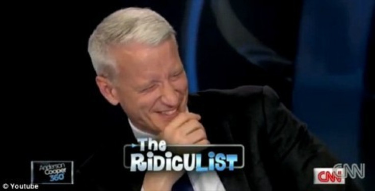 Anderson Cooper Giggles