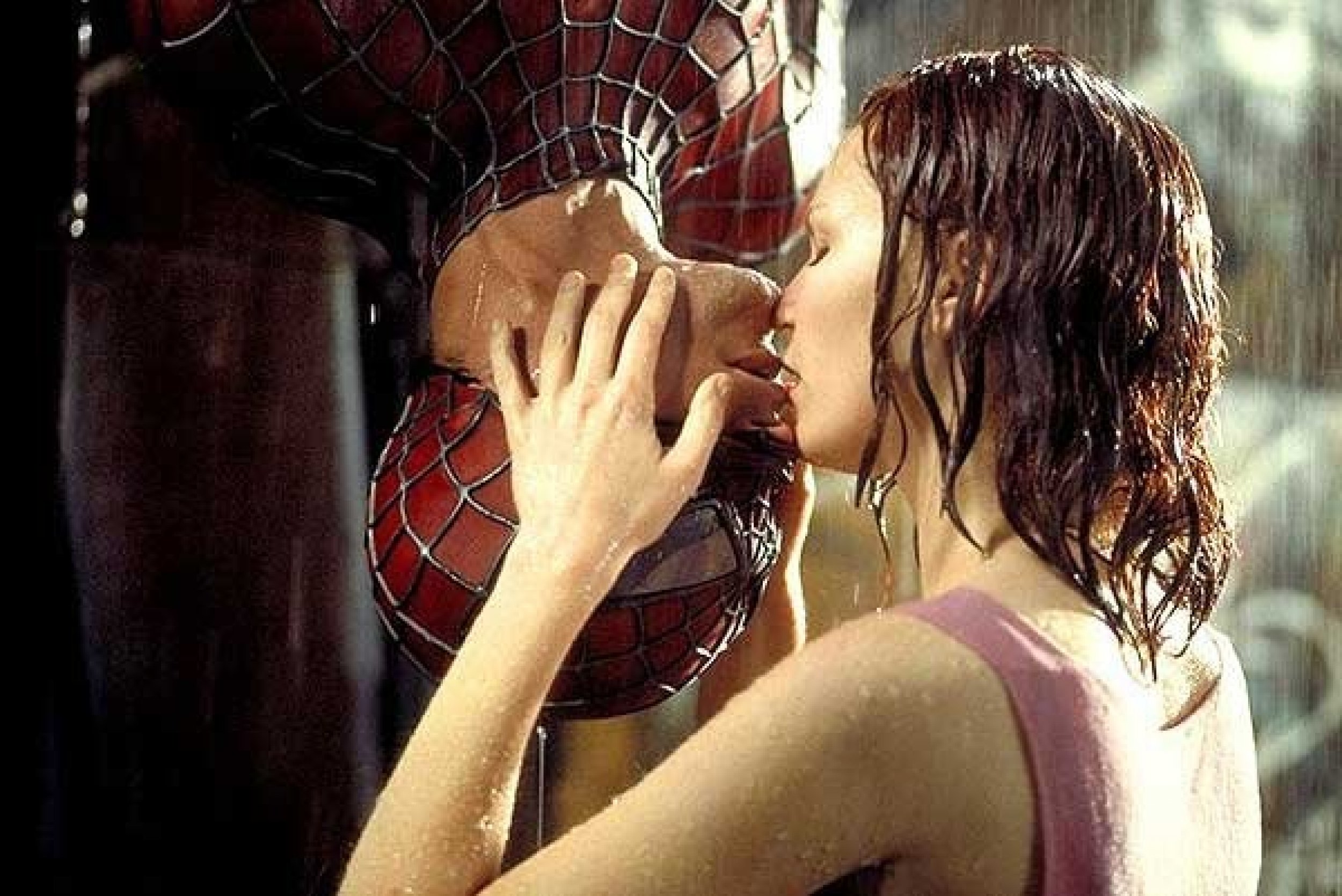 Spider-man Upside Down Kiss