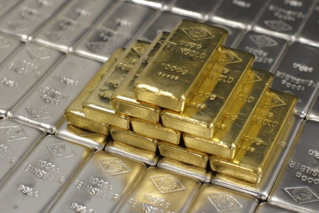 Silver and gold bars