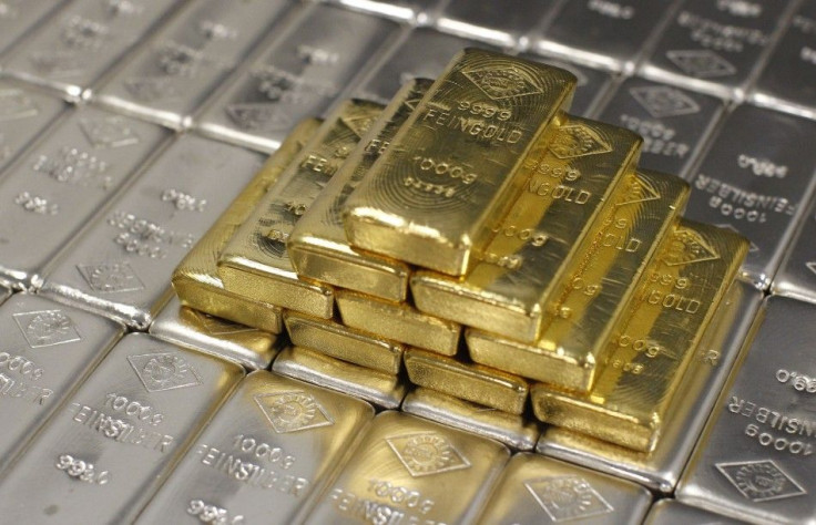 Silver and gold bars