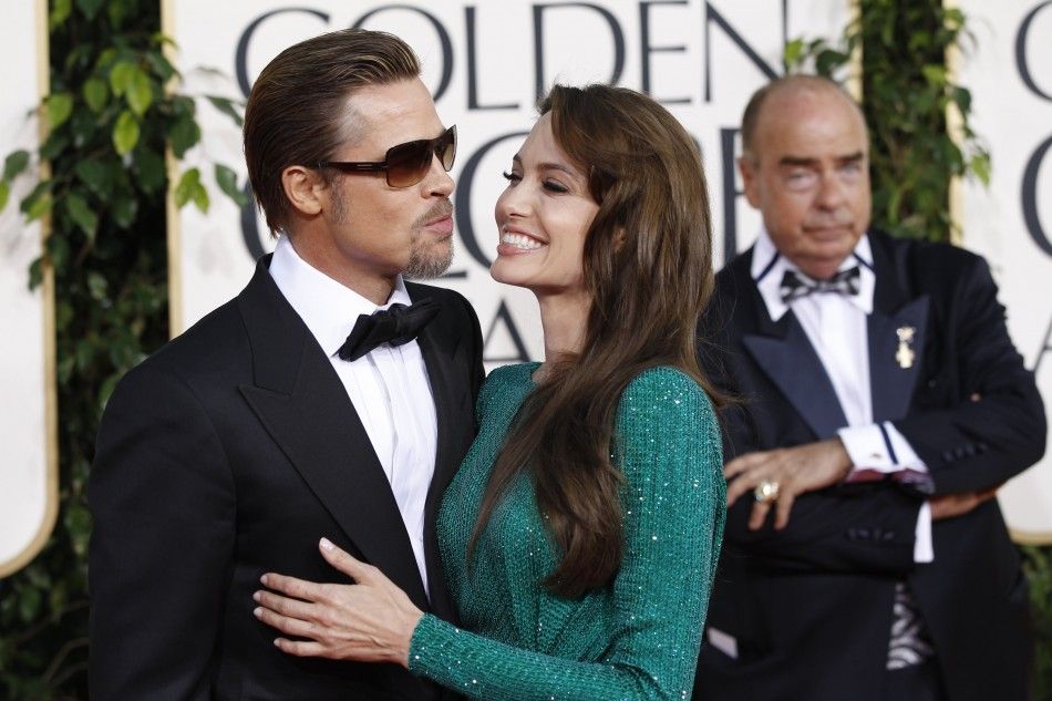 Actors Brad Pitt and Angelina Jolie in 2011