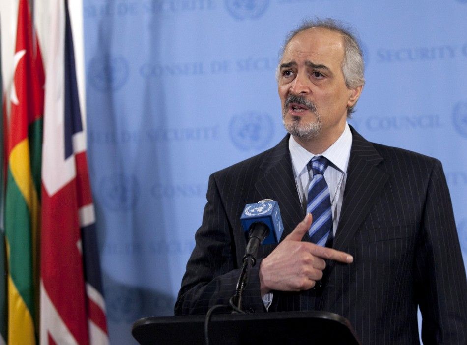 Bashar Ja039afari, Syria039s ambassador to the United Nations