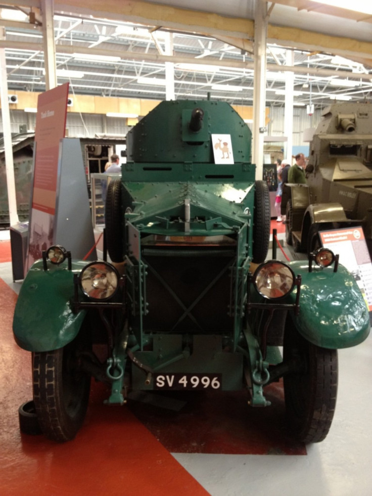 The Rolls-Royce 1920 amored car at the Dorset Tank Museum.