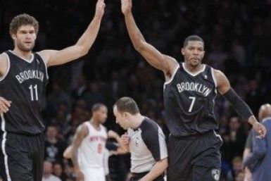 Brook Lopez Joe Johnson Brooklyn Nets