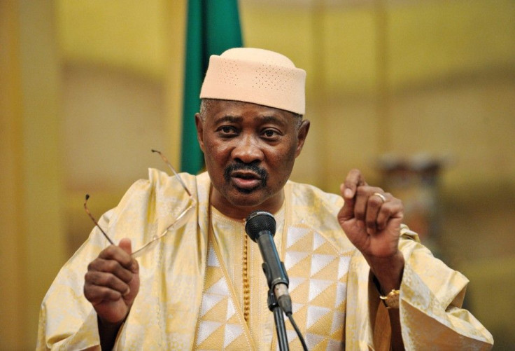 Mali&#039;s ex-President Amadou Toumani Toure at the presidential palace in Bamako in 2010