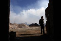 A Chinese Worker At A Rare Earth Smelter In Inner Mongolia