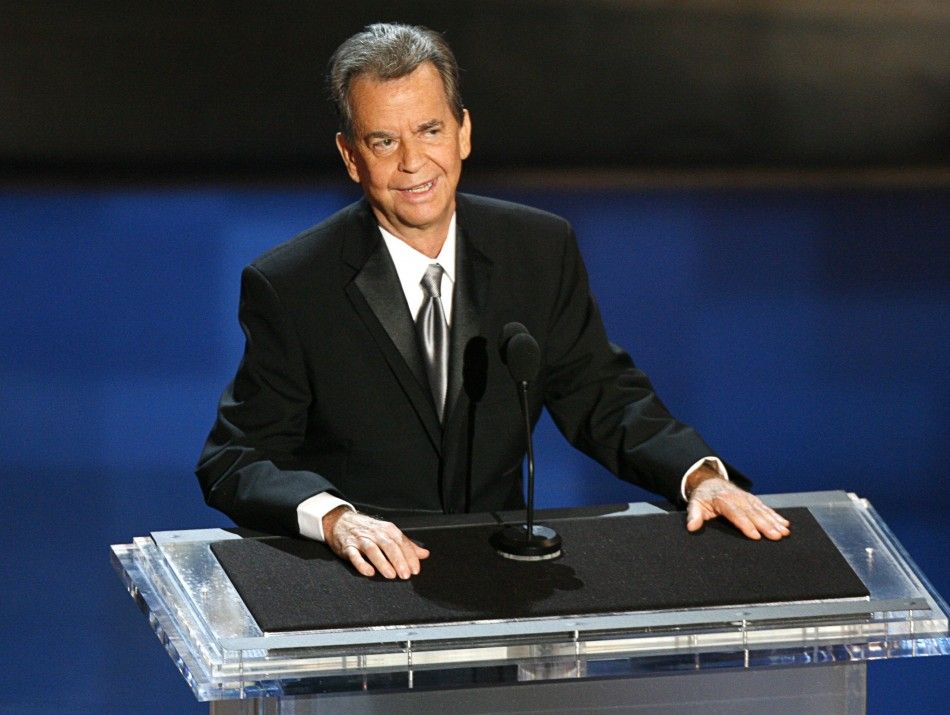 Dick Clark Accepts Emmys Tribute Honor