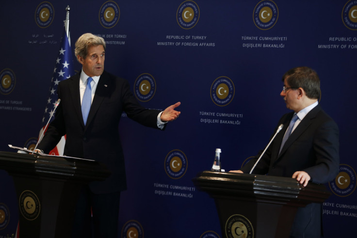 Kerry and Davutoglu