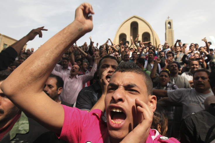 Coptic protest in Cairo