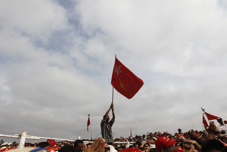 Opposition Supporters in Myanmar