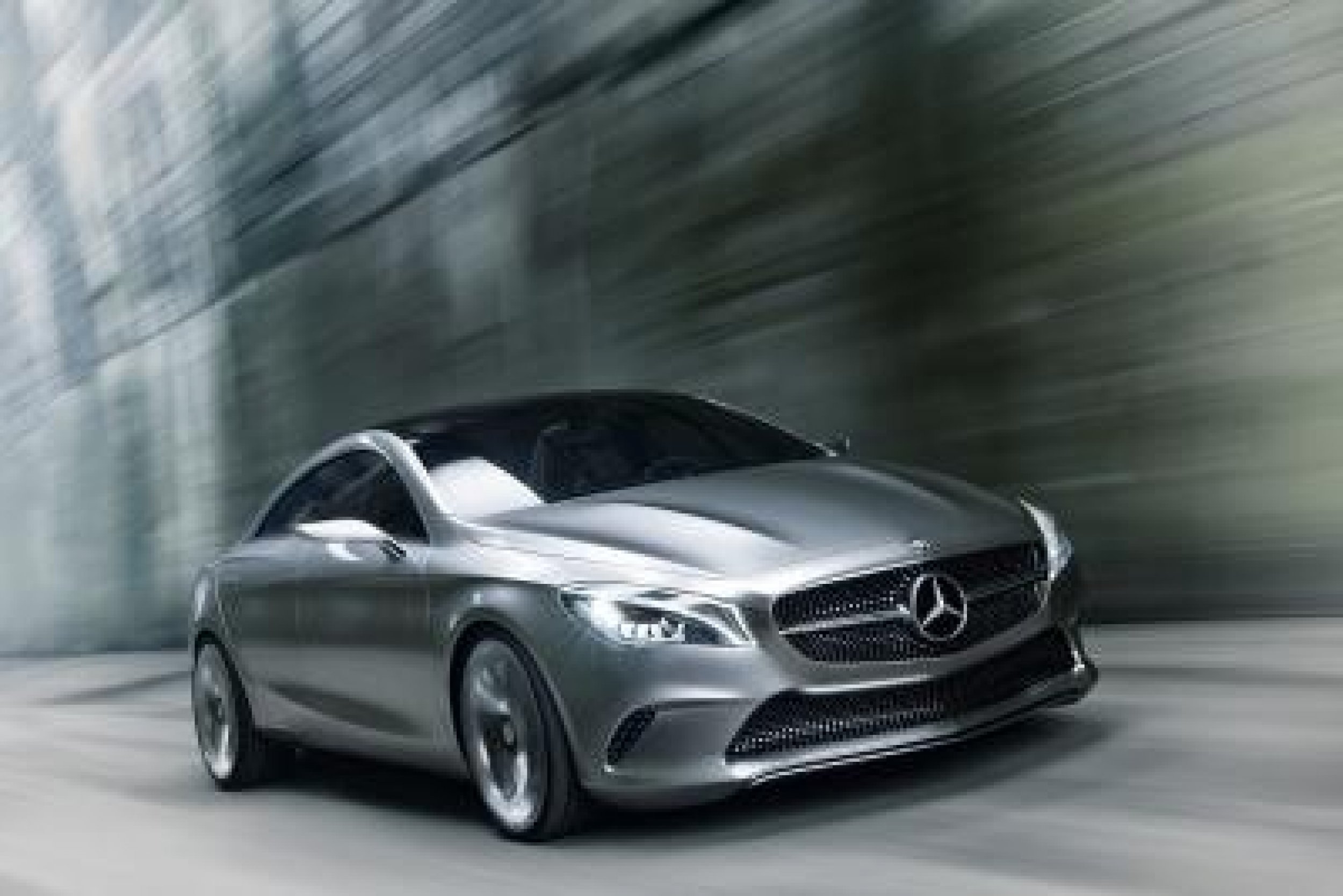 The Mercedes Concept Style Coupe has a 211 horsepower engine, but will that really make it move as fast as it looks in this picture