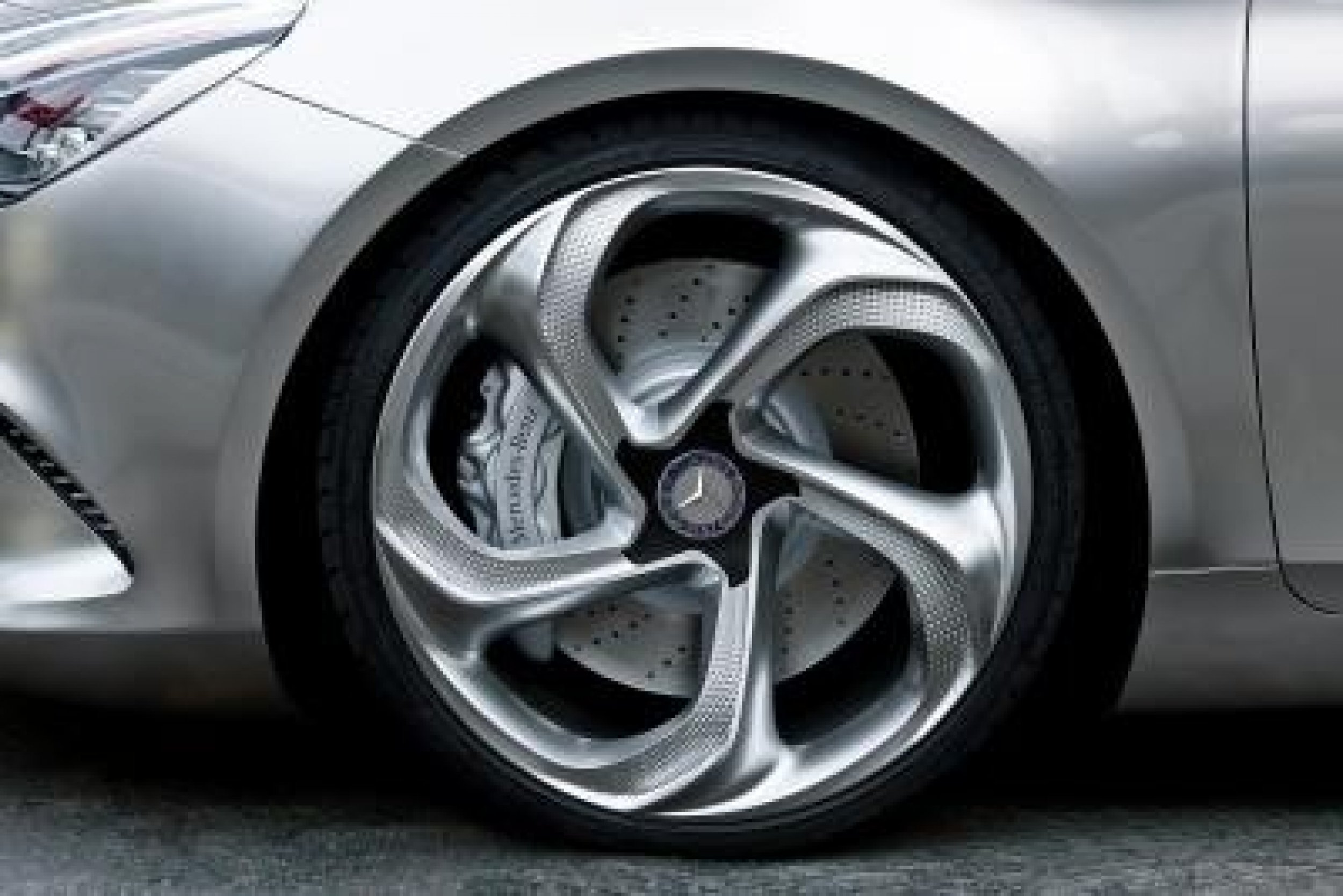 Swoosh go the wheels on the new Mercedes Concept Style Coupe.