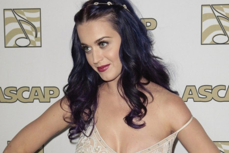 Singer-songwriter Katy Perry arrives at the 29th Annual ASCAP Pop Music Awards in Hollywood, California