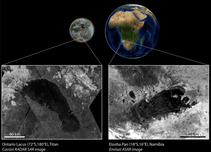 African Lake Has Doppelganger On Saturn’s Moon