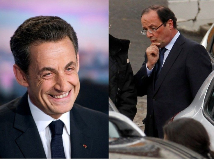 Nicolas Sarkozy and Francois Hollande