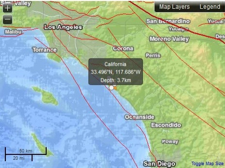 Earthquake California: San Juan Capistrano, Orange County Shaken Monday