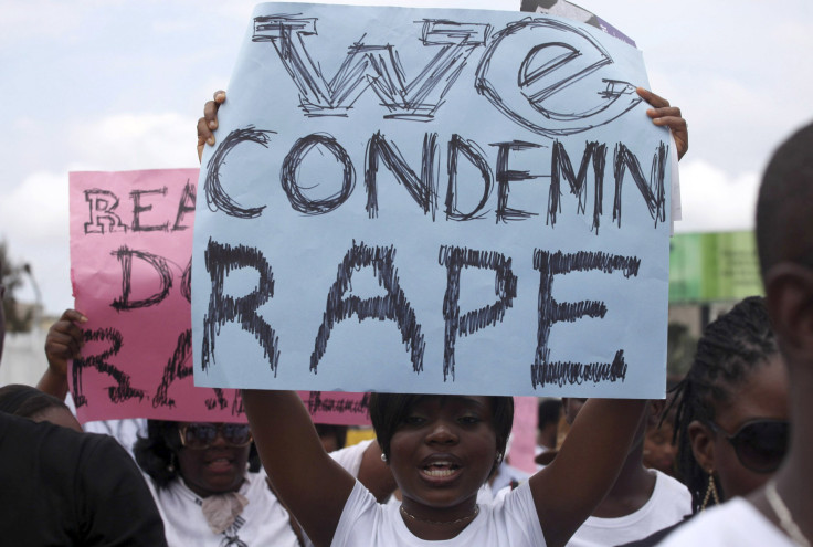 anti-rape protesters in Lagos, Nigeria