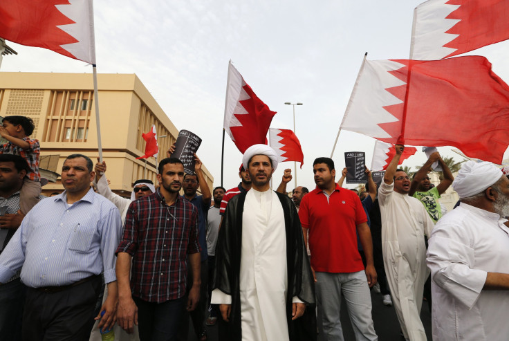 Protestors in Bahrain