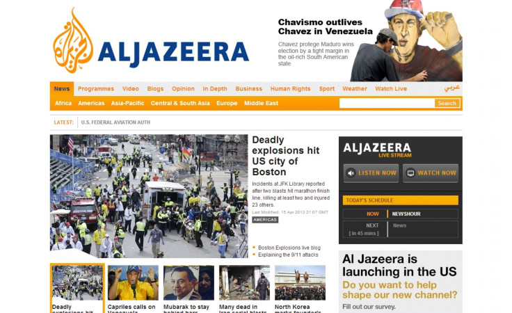 Boston Marathon Explosion: Al Jazeera