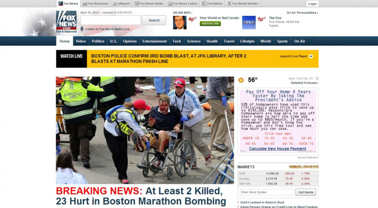 Marathon Explosion: Fox News