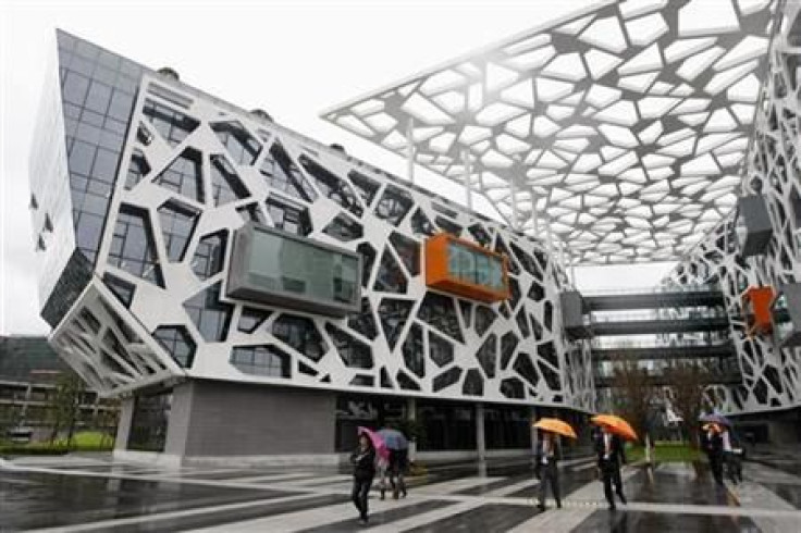 A view of the office building of Alibaba (China) Technology Co. Ltd on the outskirts of Hangzhou, Zhejiang province