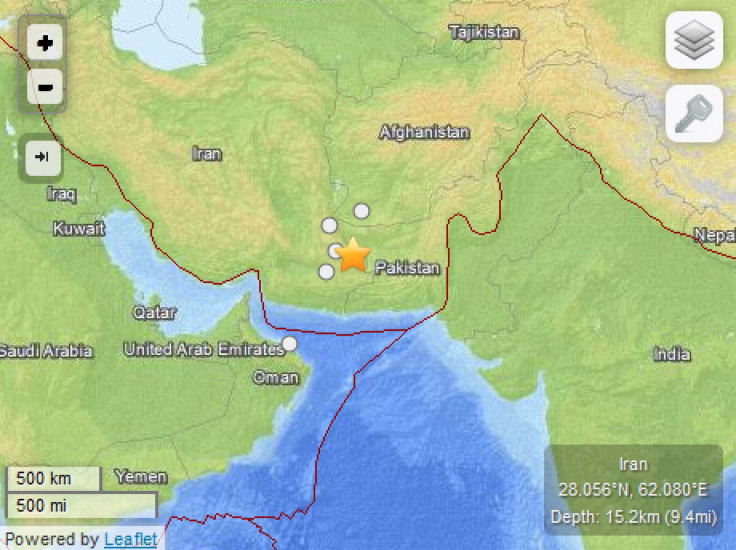The Epicenter Of Iran Quake